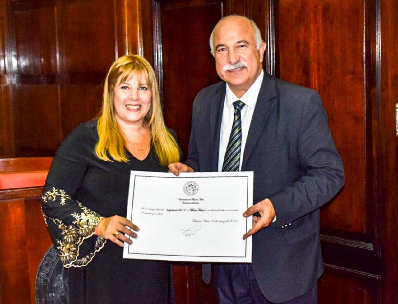 Fiad recibió el premio “Trayectoria 2017”