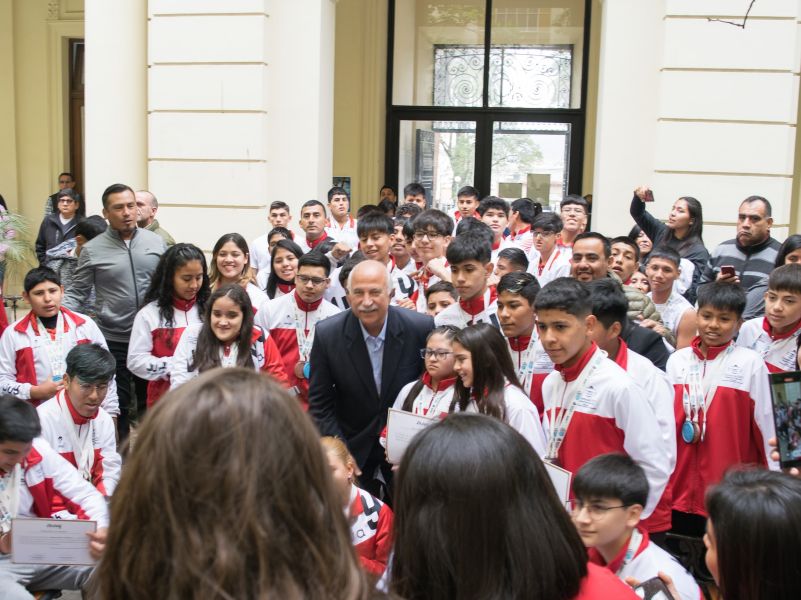 Fiad felicitó a deportistas consagrados en el mundial de Deporte para Ciegos y Juegos Evita