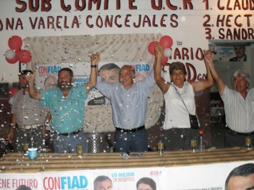 MARIO FIAD ACOMPAÑÓ LA PRESENTACIÓN DE CANDIDATOS DE LA UDESO EN FRAILE PINTADO