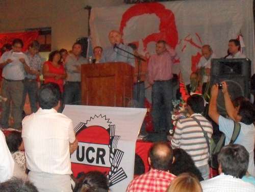 Mario Fiad en el acto asunción de autoridades UCR Capital y Provincia de Jujuy