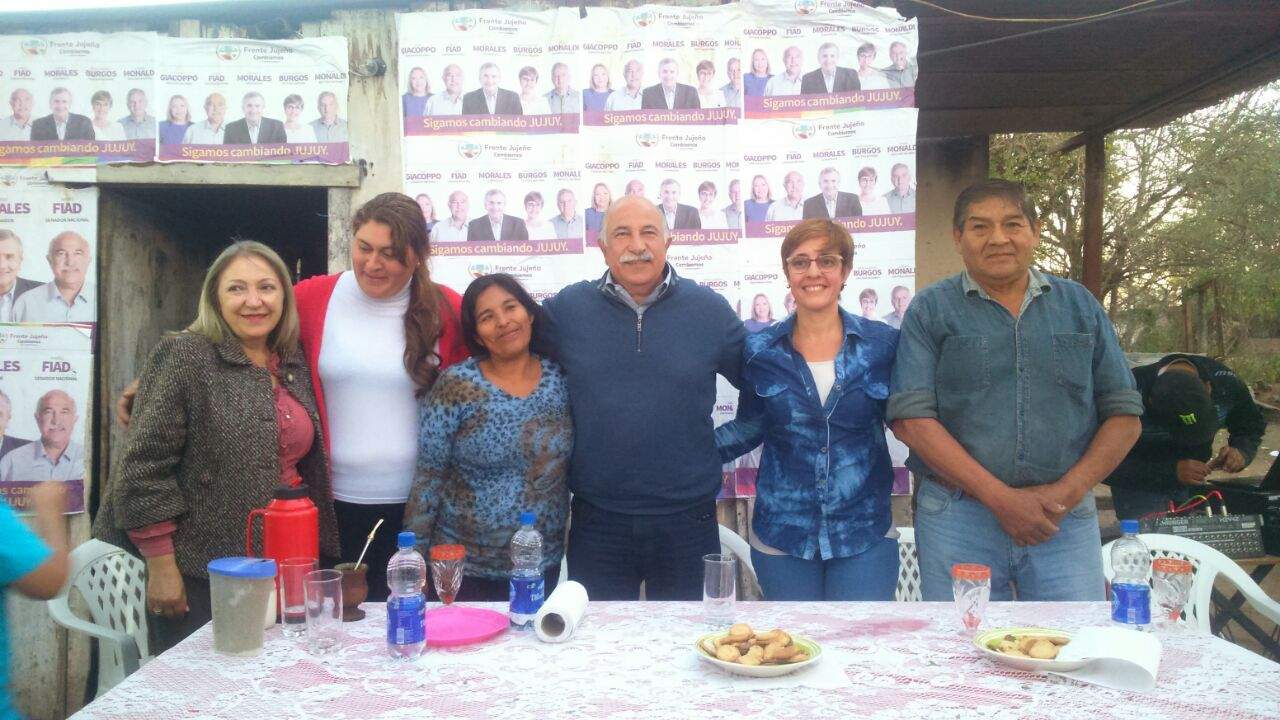Fiad recorrió El Piquete, Palma Sola y El Talar con el compromiso de seguir reconstruyendo Jujuy